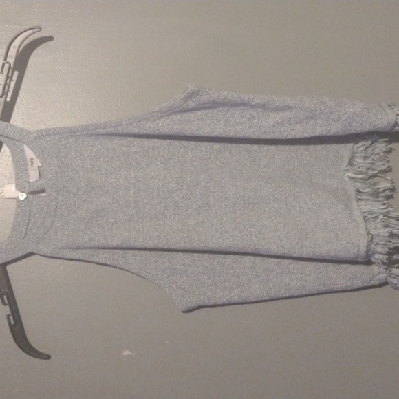 Fate Fringe Knitted Halter Tank size small blue - Picture 2 of 7
